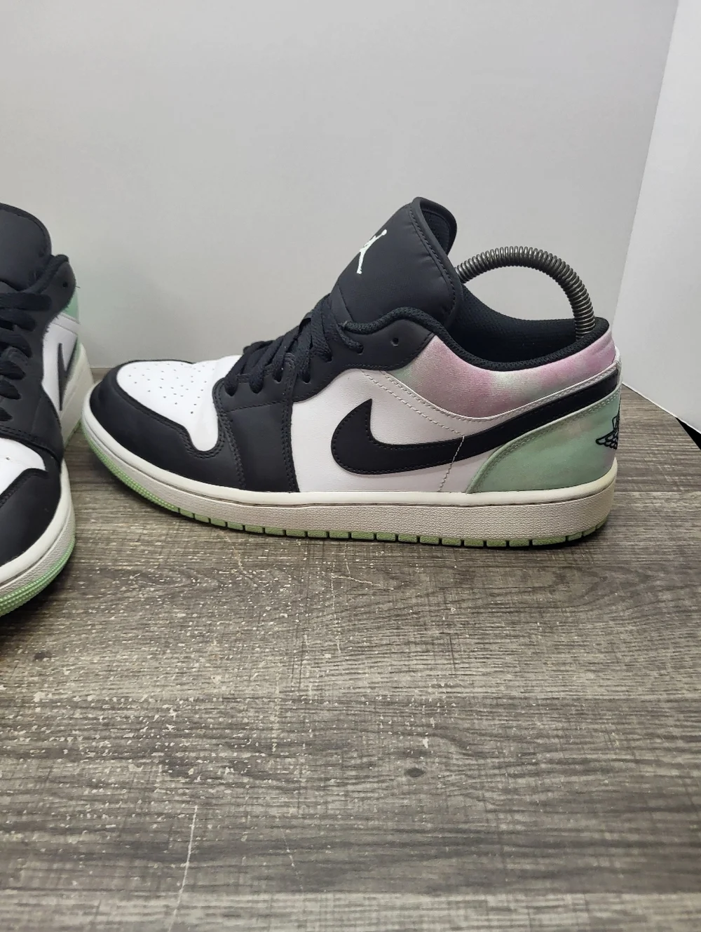 Nike Air Jordan 1 Low Tie Dye Retro Green White DM1199-100 Men's Size 10.5